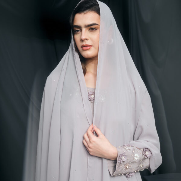 Abaya Soft Crepe grey